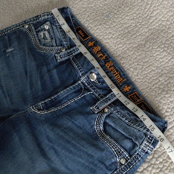 Rock Revival Size 29 Ebba Easy Crop Jeans - Picture 11 of 16